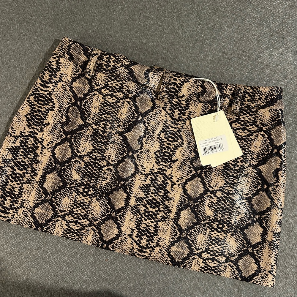 Peppermayo Snake Pencil Mini Skirt